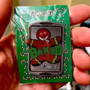 Connected Holiday Pin